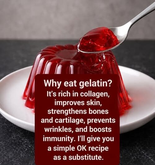 Natural Strawberry Gelatin Dessert