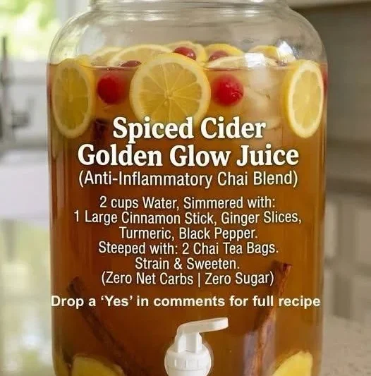 Spiced Cider Golden Glow Juice