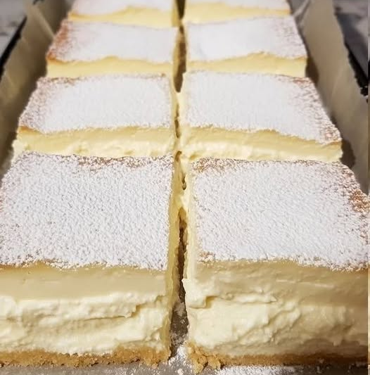 Custard Bars With Buttery Crust