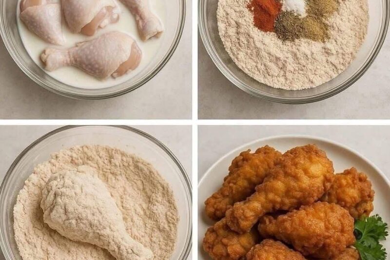 KFC Crispy Chicken Legs Recipe